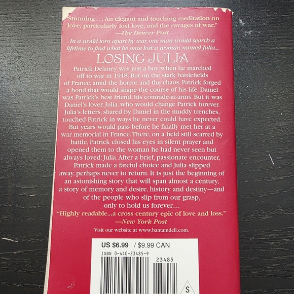 Losing Julia Book by Jonathan Hull - Picture 2 of 3